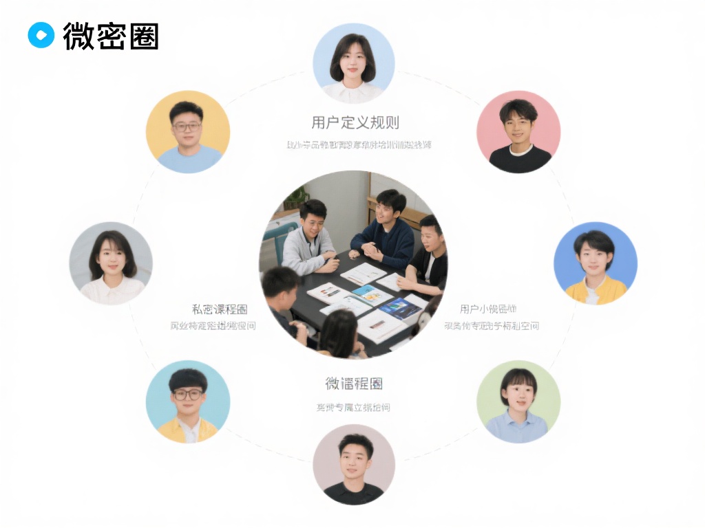 在微密圈中，每个用户都具备定义规则的权限